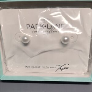 Park Lane Classic White Pearl Earrings